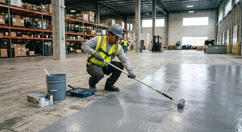 Commercial Concrete Painting in Loveland, CO