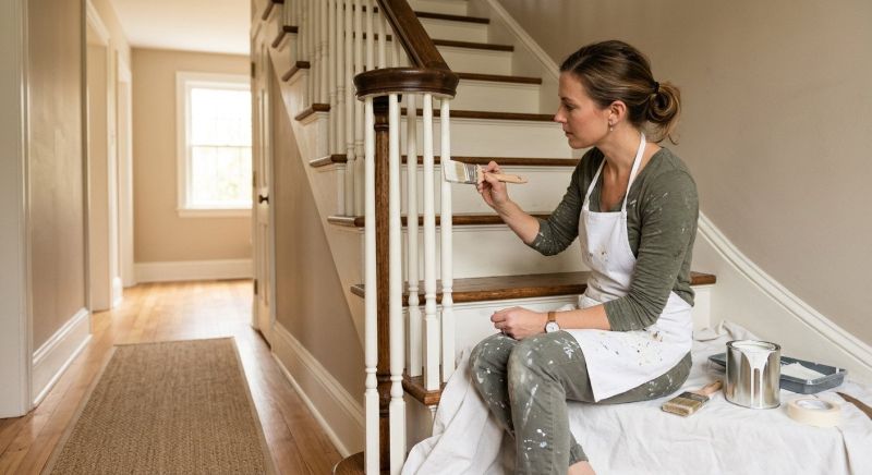 Banister Painting in Waco, TX