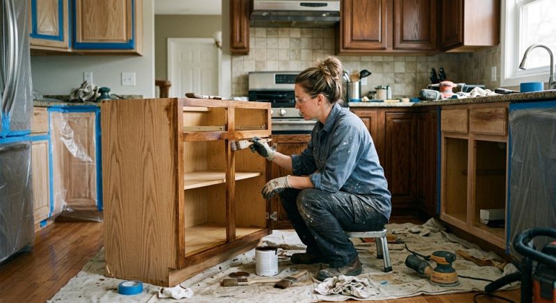 Cabinet Glazing Service in Cincinnati, OH