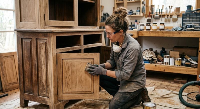 Cupboard Refinishing in Dayton, OH