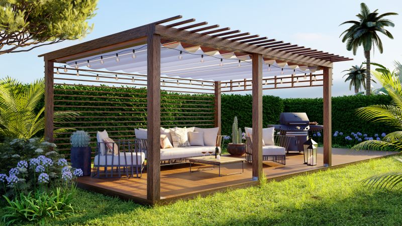 Pergola Staining