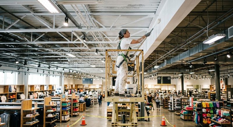 Retail Ceiling Painting in Arvada, CO